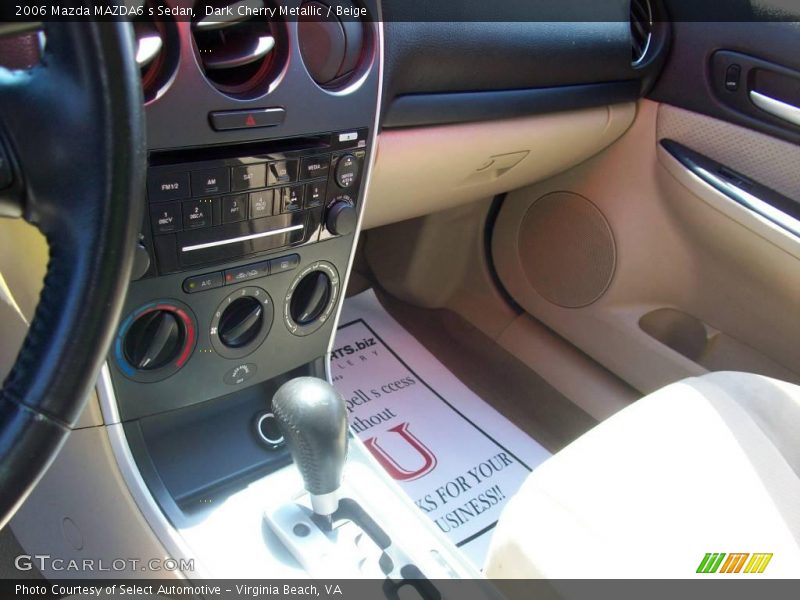 Dark Cherry Metallic / Beige 2006 Mazda MAZDA6 s Sedan
