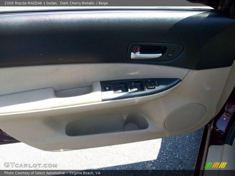 Dark Cherry Metallic / Beige 2006 Mazda MAZDA6 s Sedan