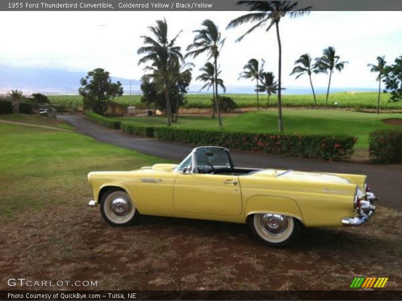  1955 Thunderbird Convertible Goldenrod Yellow