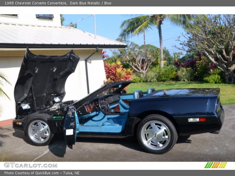  1988 Corvette Convertible Dark Blue Metallic