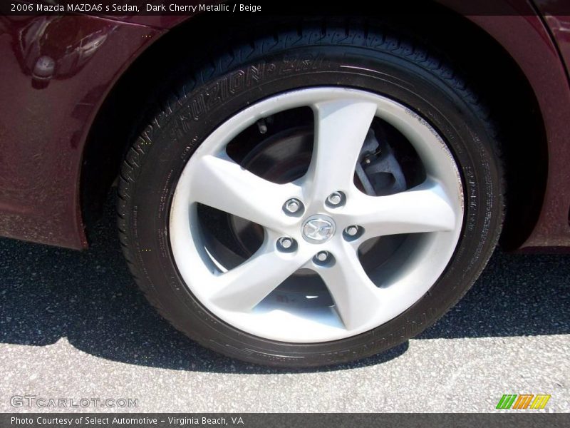 Dark Cherry Metallic / Beige 2006 Mazda MAZDA6 s Sedan