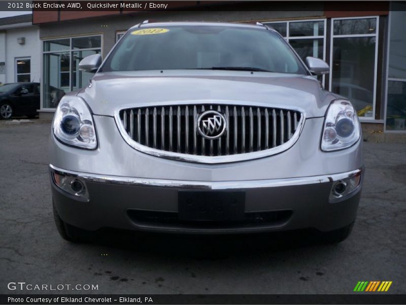Quicksilver Metallic / Ebony 2012 Buick Enclave AWD