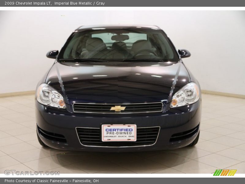 Imperial Blue Metallic / Gray 2009 Chevrolet Impala LT