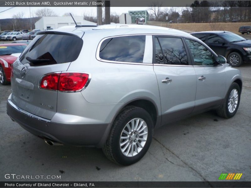 Quicksilver Metallic / Ebony 2012 Buick Enclave AWD