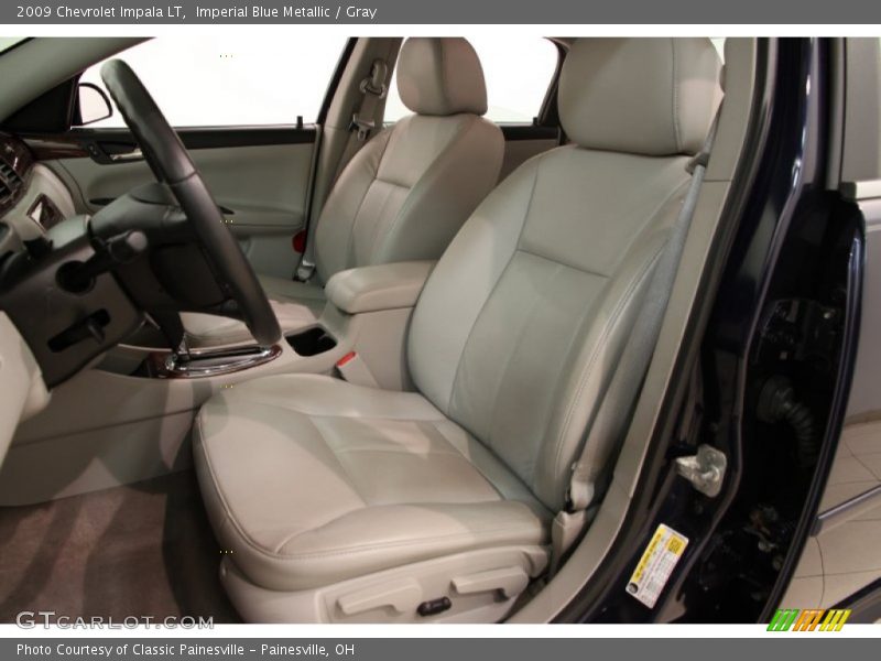 Imperial Blue Metallic / Gray 2009 Chevrolet Impala LT