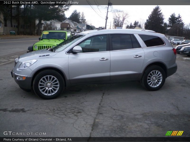 Quicksilver Metallic / Ebony 2012 Buick Enclave AWD