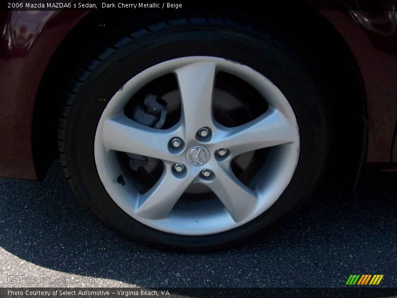 Dark Cherry Metallic / Beige 2006 Mazda MAZDA6 s Sedan