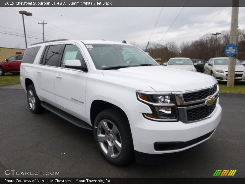 Summit White / Jet Black 2015 Chevrolet Suburban LT 4WD