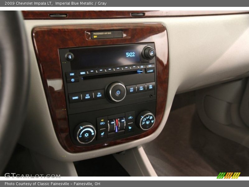 Imperial Blue Metallic / Gray 2009 Chevrolet Impala LT