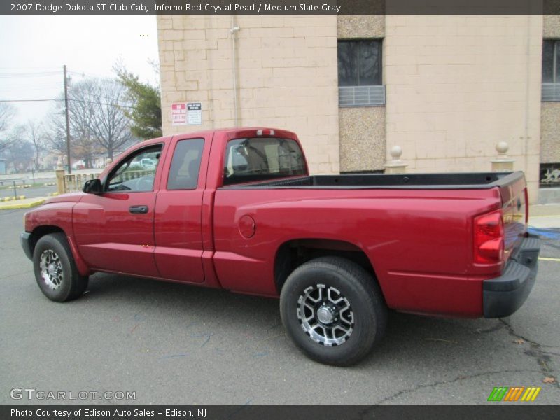 Inferno Red Crystal Pearl / Medium Slate Gray 2007 Dodge Dakota ST Club Cab