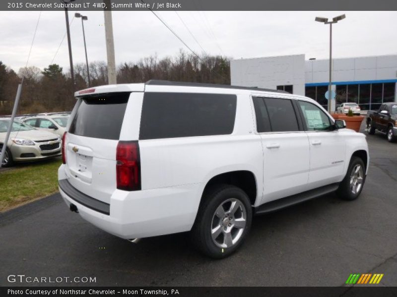Summit White / Jet Black 2015 Chevrolet Suburban LT 4WD