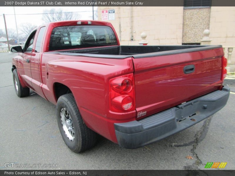 Inferno Red Crystal Pearl / Medium Slate Gray 2007 Dodge Dakota ST Club Cab
