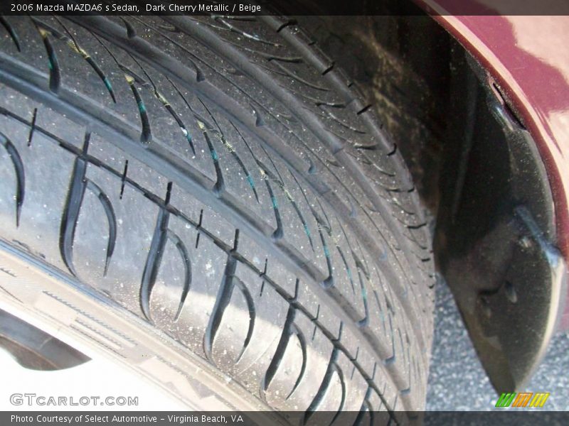 Dark Cherry Metallic / Beige 2006 Mazda MAZDA6 s Sedan