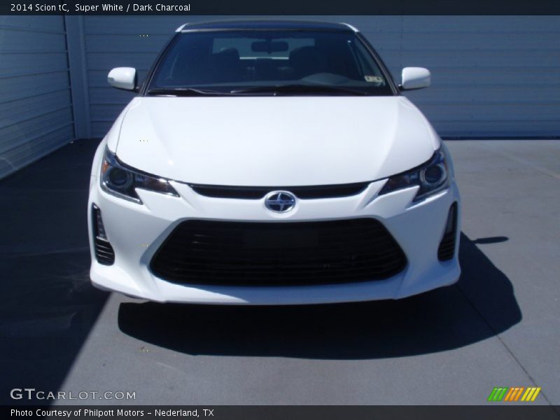 Super White / Dark Charcoal 2014 Scion tC