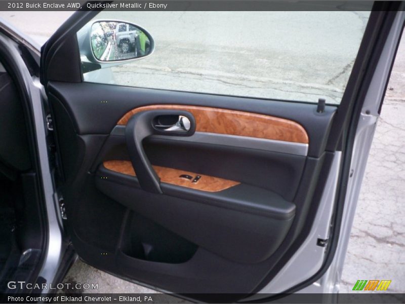 Quicksilver Metallic / Ebony 2012 Buick Enclave AWD