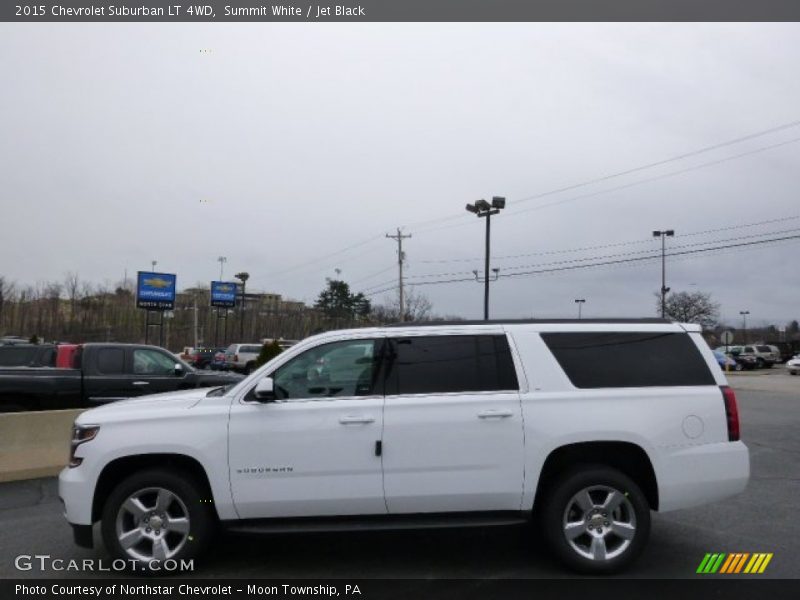 Summit White / Jet Black 2015 Chevrolet Suburban LT 4WD