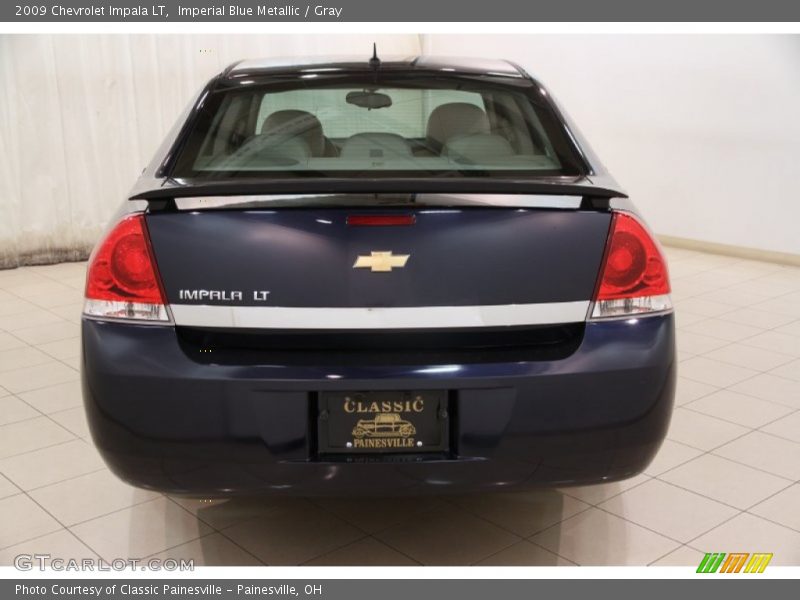 Imperial Blue Metallic / Gray 2009 Chevrolet Impala LT