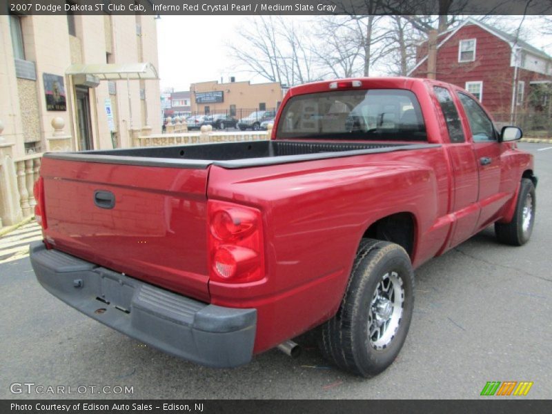 Inferno Red Crystal Pearl / Medium Slate Gray 2007 Dodge Dakota ST Club Cab