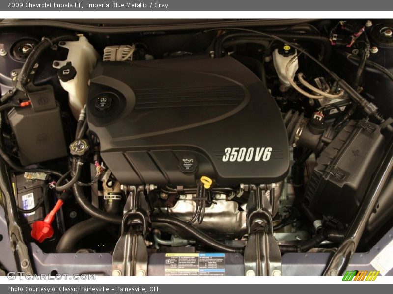 Imperial Blue Metallic / Gray 2009 Chevrolet Impala LT