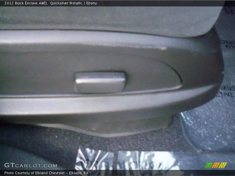 Quicksilver Metallic / Ebony 2012 Buick Enclave AWD