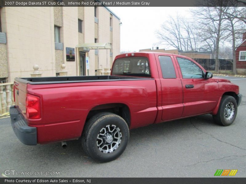 Inferno Red Crystal Pearl / Medium Slate Gray 2007 Dodge Dakota ST Club Cab