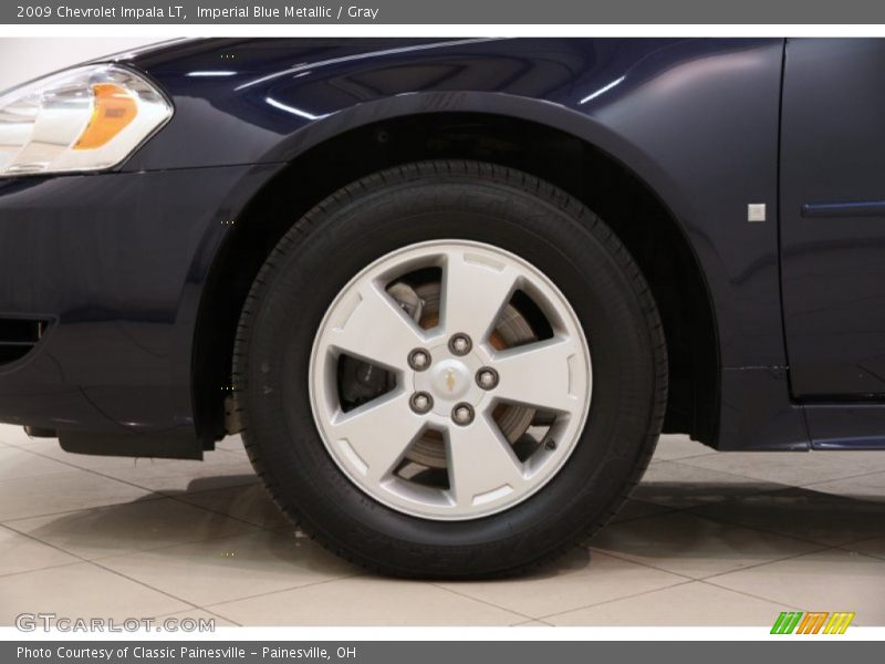 Imperial Blue Metallic / Gray 2009 Chevrolet Impala LT