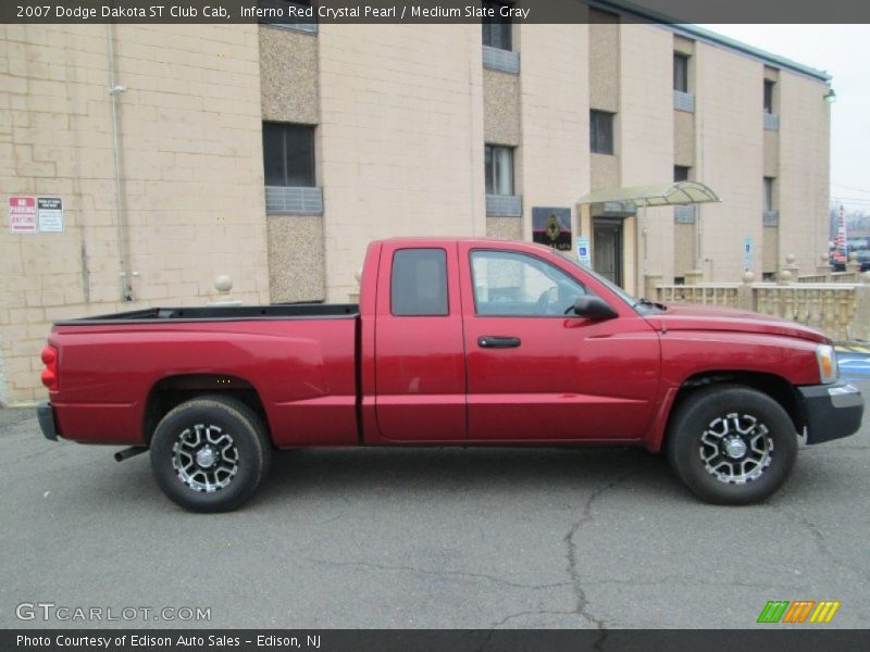 Inferno Red Crystal Pearl / Medium Slate Gray 2007 Dodge Dakota ST Club Cab