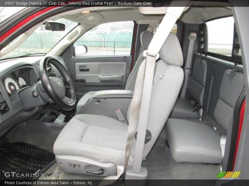 Inferno Red Crystal Pearl / Medium Slate Gray 2007 Dodge Dakota ST Club Cab
