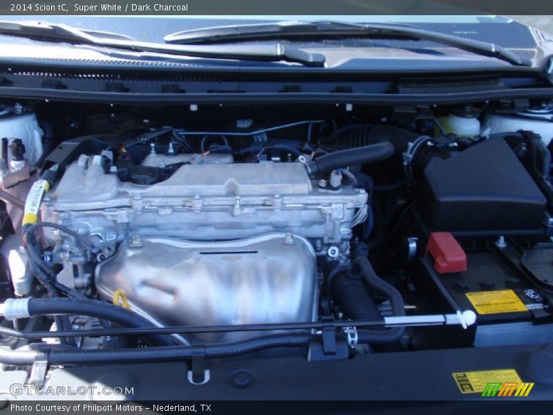 Super White / Dark Charcoal 2014 Scion tC