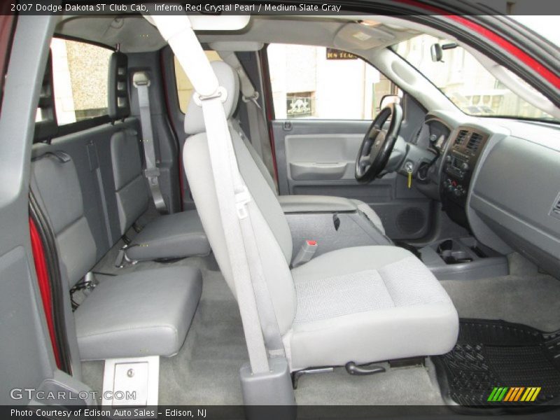 Inferno Red Crystal Pearl / Medium Slate Gray 2007 Dodge Dakota ST Club Cab