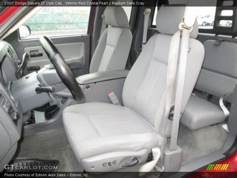 Inferno Red Crystal Pearl / Medium Slate Gray 2007 Dodge Dakota ST Club Cab