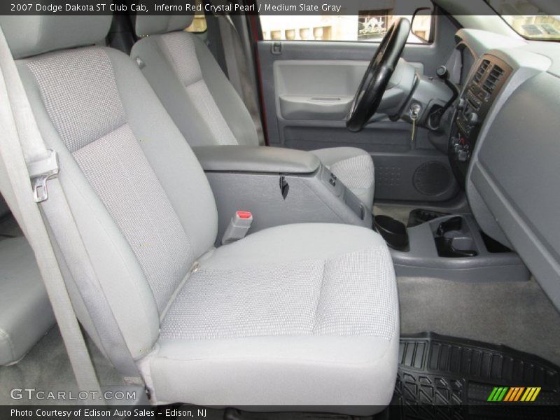 Inferno Red Crystal Pearl / Medium Slate Gray 2007 Dodge Dakota ST Club Cab