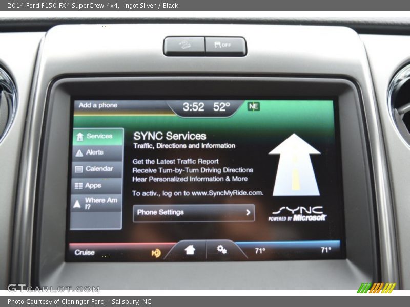 Ingot Silver / Black 2014 Ford F150 FX4 SuperCrew 4x4