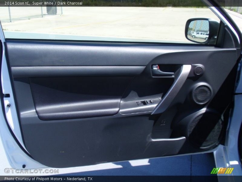 Super White / Dark Charcoal 2014 Scion tC