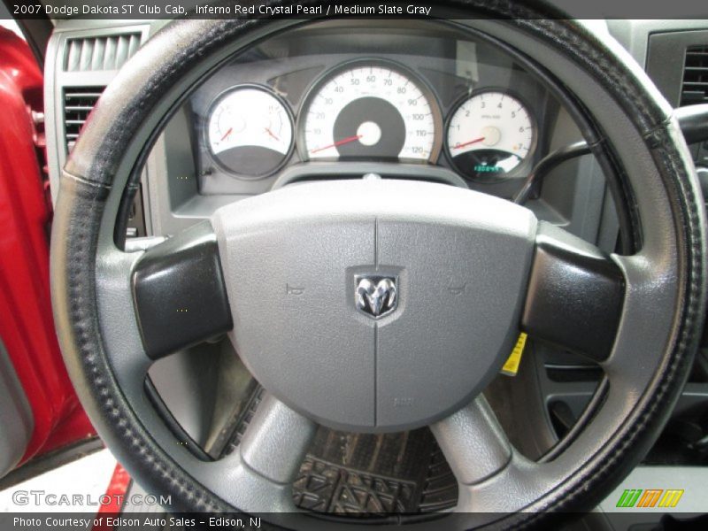 Inferno Red Crystal Pearl / Medium Slate Gray 2007 Dodge Dakota ST Club Cab