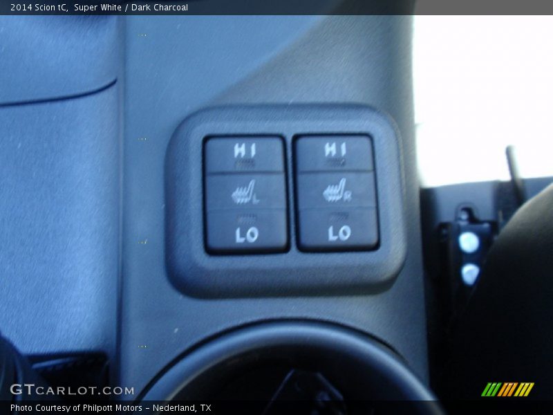 Super White / Dark Charcoal 2014 Scion tC