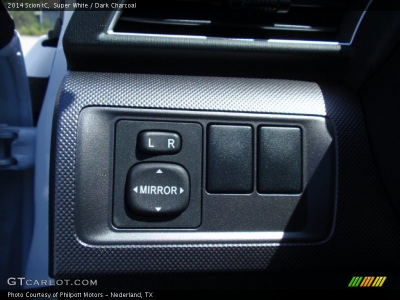 Super White / Dark Charcoal 2014 Scion tC