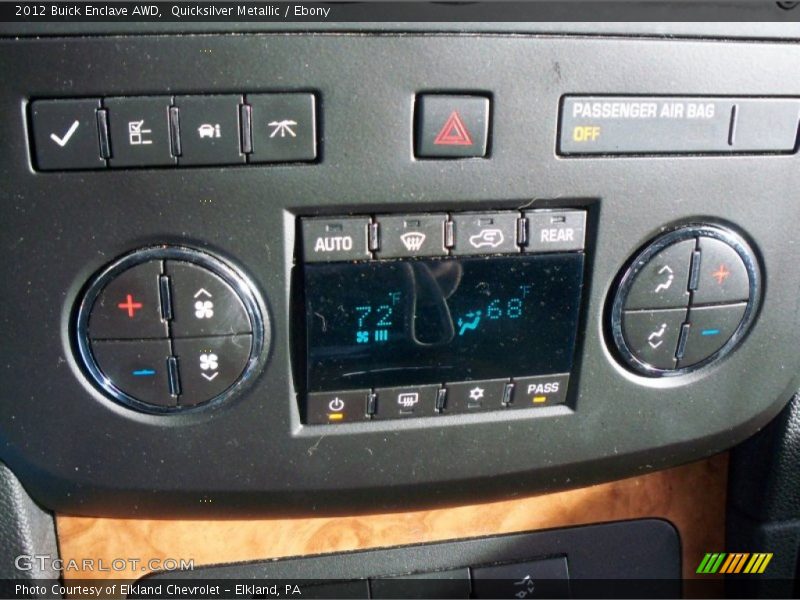 Quicksilver Metallic / Ebony 2012 Buick Enclave AWD