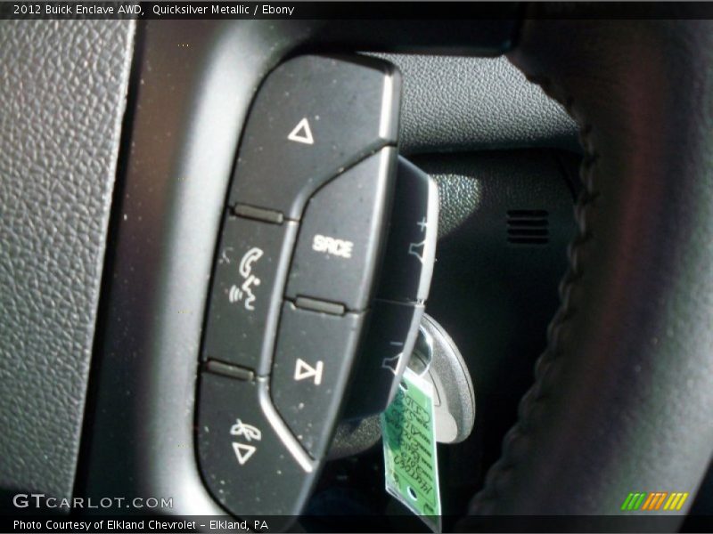 Quicksilver Metallic / Ebony 2012 Buick Enclave AWD