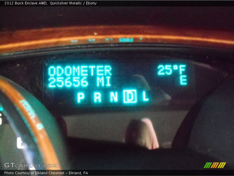 Quicksilver Metallic / Ebony 2012 Buick Enclave AWD