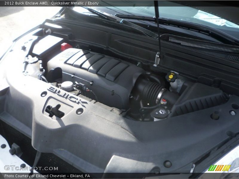 Quicksilver Metallic / Ebony 2012 Buick Enclave AWD