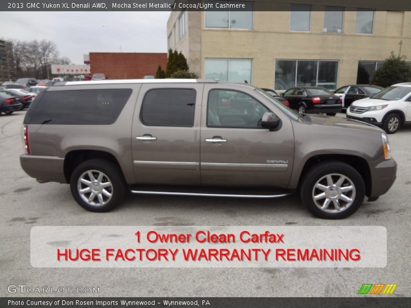 Mocha Steel Metallic / Cocoa/Light Cashmere 2013 GMC Yukon XL Denali AWD