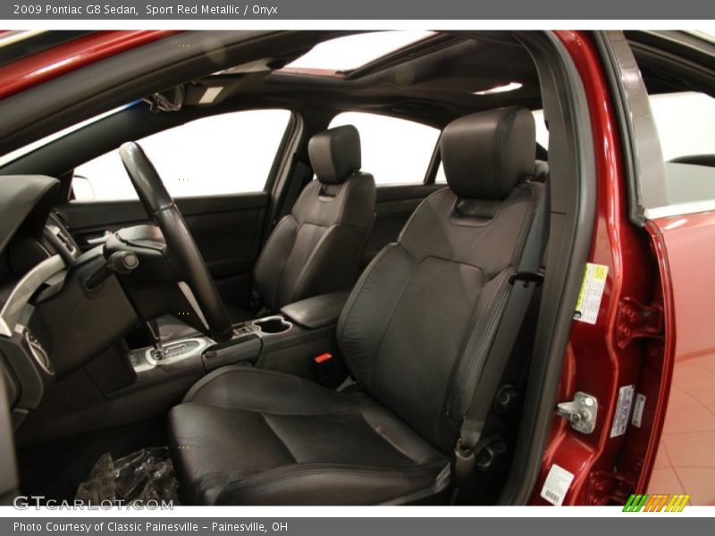  2009 G8 Sedan Onyx Interior