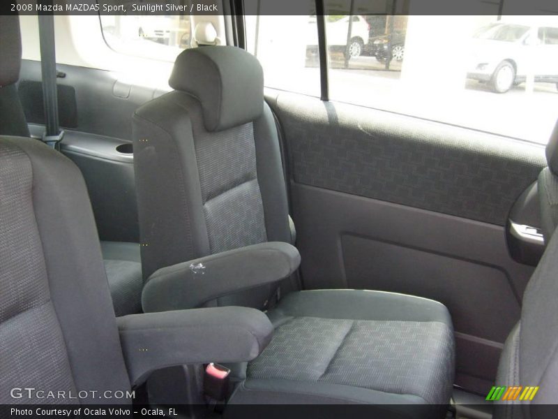 Sunlight Silver / Black 2008 Mazda MAZDA5 Sport