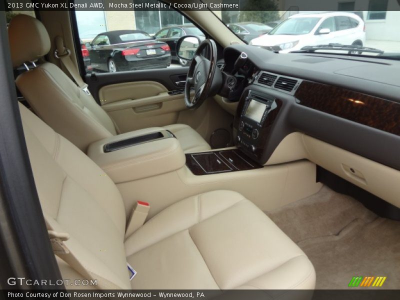 Mocha Steel Metallic / Cocoa/Light Cashmere 2013 GMC Yukon XL Denali AWD