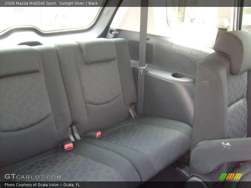 Sunlight Silver / Black 2008 Mazda MAZDA5 Sport