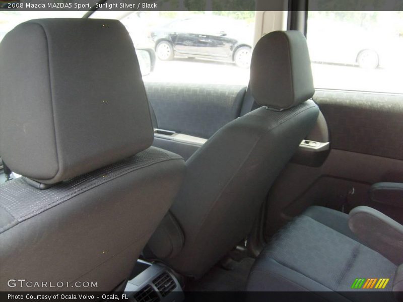 Sunlight Silver / Black 2008 Mazda MAZDA5 Sport