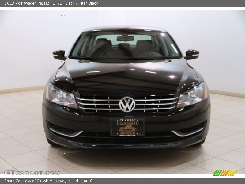 Black / Titan Black 2013 Volkswagen Passat TDI SE