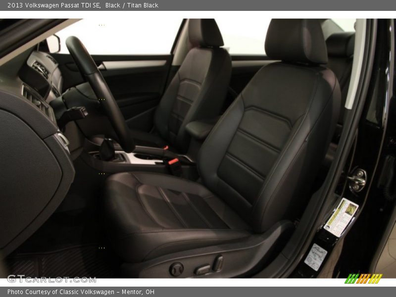 Black / Titan Black 2013 Volkswagen Passat TDI SE