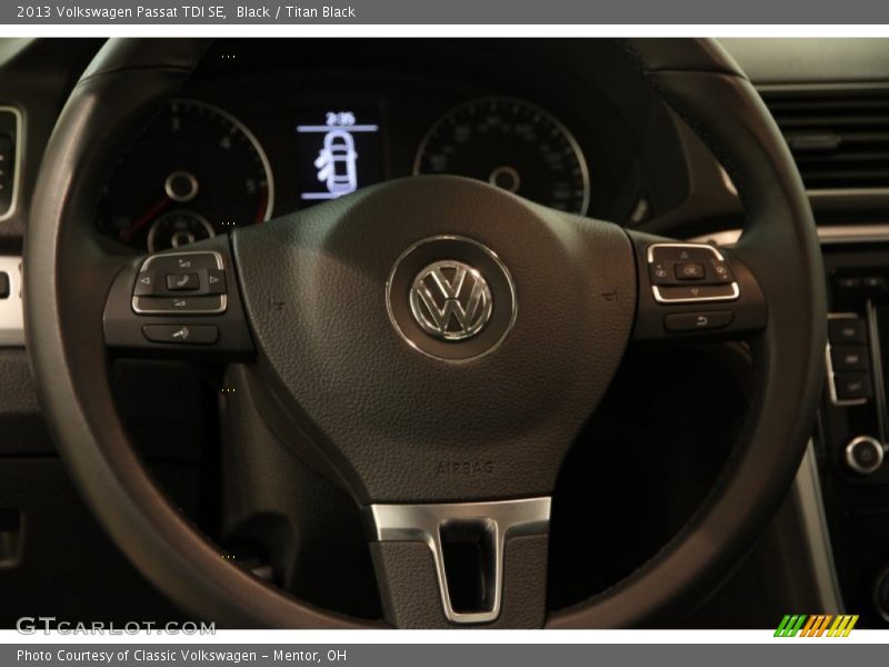 Black / Titan Black 2013 Volkswagen Passat TDI SE